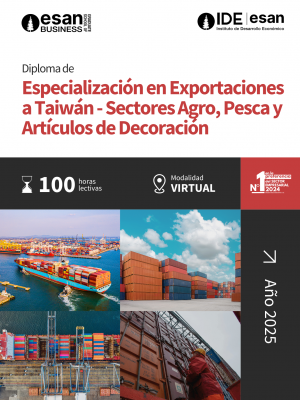 Brochure Diploma de Especialización en Exportaciones a Taiwán-Sectores Agro